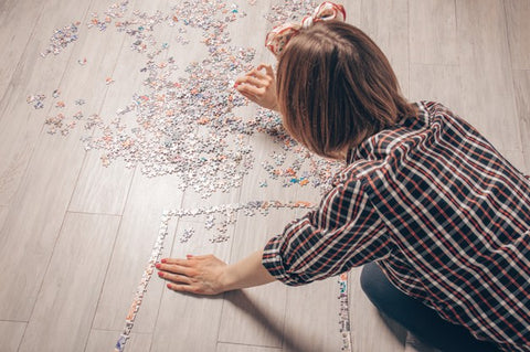 Puzzles improve psychomotor development